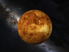 Ilustración artística que representa a Venus y el espacio. (Fuente de la imagen: BrunoAlbino - Pixabay)
