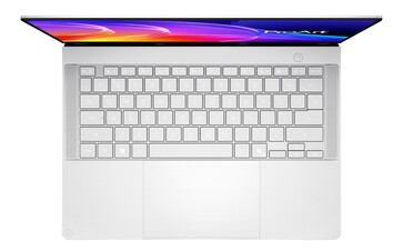 Distribución del teclado y el panel táctil del Asus ProArt P14