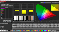 CalMAN: ColorChecker (calibrada)