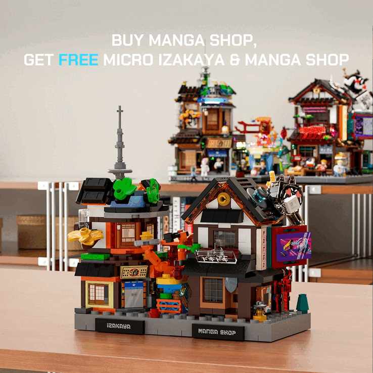Lumibricks incluye versiones en miniatura como regalo con las compras directas