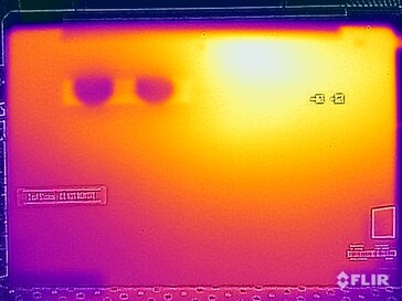 Prueba de esfuerzo de temperaturas superficiales (abajo)