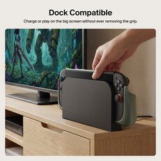 La empuñadura de carga de Belkin no necesita quitarse cuando decida acoplar la Switch 2.