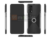 El nuevo teléfono de OPPO se filtra a través de la EUIPO. (Fuente: 91Mobiles)
