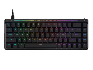 El ROG Falchion Ace HFX original en negro. (Fuente de la imagen: Asus)