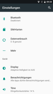 Configuración de Android One