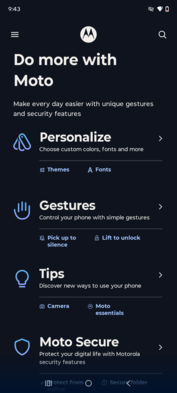 Motorola Moto G86 software