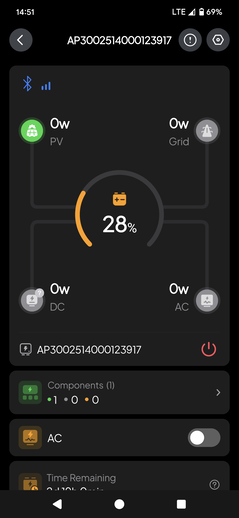 Dentro del sistema Apex 300, aparece como un componente conectado