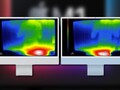 El iMac 24 (R) de doble ventilador exprimió más el rendimiento de su procesador M1 gracias a una mejor refrigeración. (Fuente de la imagen: Apple/Max Tech - editado)