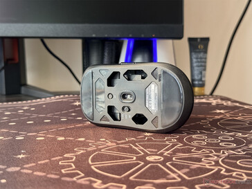 El interruptor de cambio de modo en la parte inferior