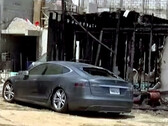 El Tesla incendiado estaba conectado ilegalmente a la red eléctrica (Fuente de la imagen: Nas)