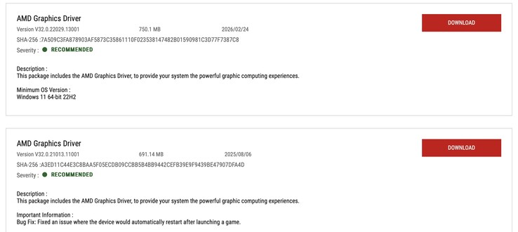 La actualización del controlador, curiosamente, resulta estar en la misma rama que antes.