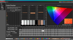 ColorChecker después de la calibración