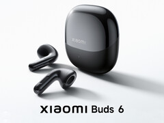 Las Xiaomi Buds 6 en uno de sus tres colores de lanzamiento.