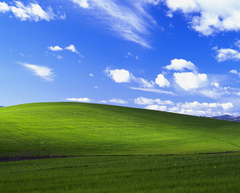 El fondo de pantalla original de &quot;Bliss&quot; para Windows XP (Fuente de la imagen: Wikipedia)