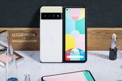 En cambio, el Pixel Fold podría lanzarse la próxima primavera. (Fuente de la imagen: LetsGoDigital)