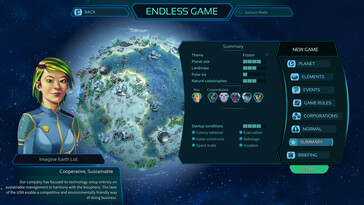 En la imagen: una captura de pantalla del juego Imagine Earth.