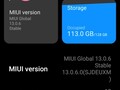Detalles de MIUI 13.0.6 en el Xiaomi Mi 10T Pro (Fuente: propia)