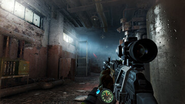 En la imagen: Una captura de pantalla del juego Metro: Last Light Redux.