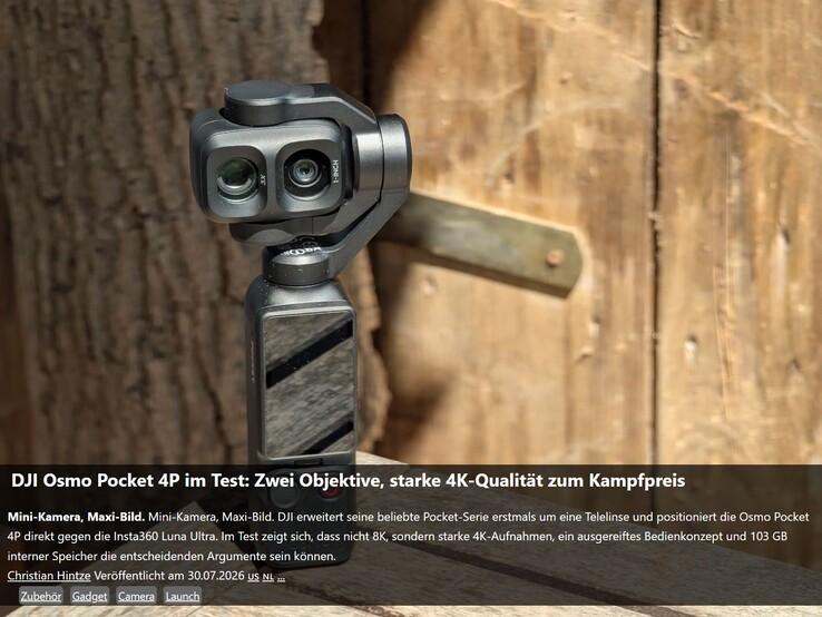 Nuestra reseña del DJI Osmo Pocket 4P