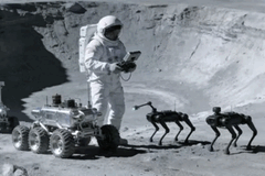 Los ingenieros chinos consideran que los perros robóticos en la Luna podrían ayudar a los astronautas.