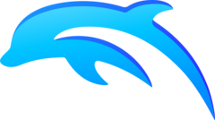 El emulador Dolphin ya puede arrancar todo lo que podía funcionar en una Wii original. (Fuente de la imagen: Logotipo del emulador Dolphin vía Wikimedia Commons)