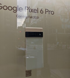 El Pixel 6 Pro en carne y hueso, &#039;Coming Fall 2021&#039;. (Fuente de la imagen: u/ThisGuyRightHer3)