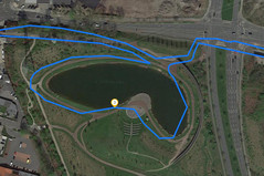 Prueba de GPS: Sony Xperia XZ2 Premium – Alrededor de un lago