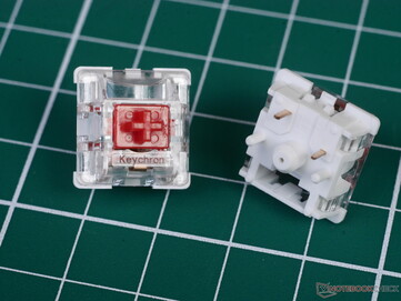 Interruptores Keychron Super Red. 
