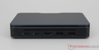 Khadas Mind Pro - conexiones en el panel trasero