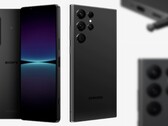 El Sony Xperia 1 IV fue comparado con el Samsung Galaxy S22 Ultra. (Fuente de la imagen: Sony/Samsung - editado)