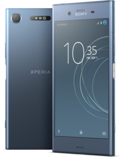 En análisis: Sony Xperia XZ1. Modelo de pruebas cortesía de  notebooksbilliger.de