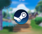 En la imagen, una captura de pantalla oficial de Heartopia (difuminada) con el logotipo de Steam superpuesto. (Fuente de la imagen: Steam - editado)
