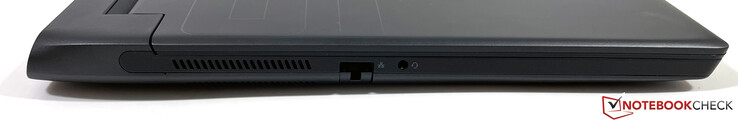 Lado izquierdo: Ethernet, 3,5 mm estéreo