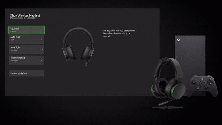 Un vistazo a las opciones de auriculares inalámbricos de las consolas Xbox Series y One. (Fuente de la imagen: Microsoft)