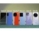 6 teléfonos monstruosos de la batería se enfrentan cara a cara. (Fuente de la imagen: TechBar vía YouTube)