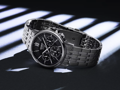 En la imagen - El Casio Beside BMS-300D-1AV con cristal de zafiro. (Fuente de la imagen: Casio)