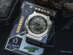 Una imagen del modelo Casio G-Shock GM-2100 x Mandalorian.