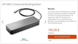 La Base Dock Universal HP USB-C cuesta actualmente $229