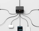 Se pueden alimentar siete dispositivos simultáneamente a través de USB-C o USB-A con un máximo total de 350 vatios.