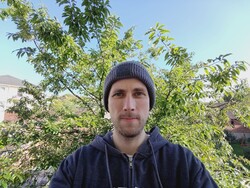 Un selfie con el objetivo frontal de 13 megapíxeles