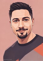 Imagen generada con Portrait Studio AI en modo "Cómic".