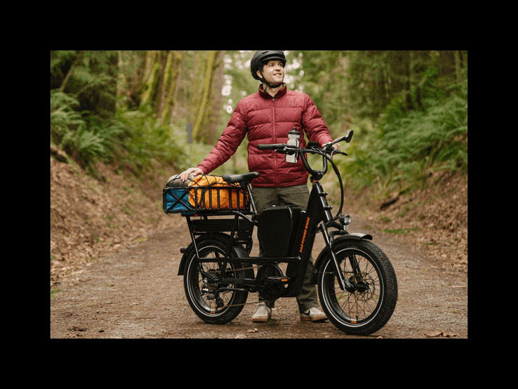 La bicicleta eléctrica utilitaria RadRunner Max Cargo proporciona una autonomía de 100 km con una sola carga (Fuente de la imagen: Rad Power Bikes)