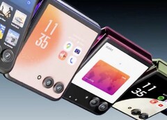 El Motorola Razr 50 Ultra incorpora una enorme pantalla secundaria de 4 pulgadas. (Imagen: Motorola)