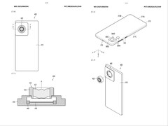 La patente de Samsung para un conjunto de lentes reemplazables tiene cuatro componentes principales. (Fuente de la imagen: OMPI)