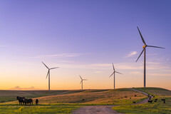 Parque eólico Smokey Hills de Enel. Imagen de referencia. (Fuente de la imagen: Enel)