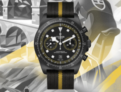 El Tudor Pelagos FXD Chrono Yellow (en la imagen) cuenta con una caja propia de 43 mm de compuesto de carbono con acabado mate. (Fuente de la imagen: Tudor)