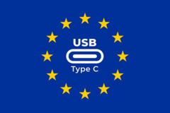 La UE exigirá que la mayoría de los aparatos electrónicos tengan carga USB-C antes del 28 de diciembre de 2024. (Imagen vía Wikicommons con modificaciones)