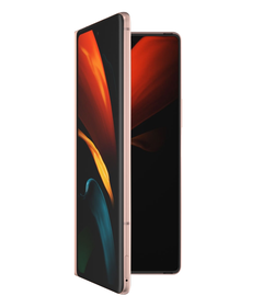 El Samsung Galaxy Z Fold2 5G tiene una figura fina y es impresionantemente flexible gracias a su nueva bisagra. (Fuente de la imagen: Samsung)