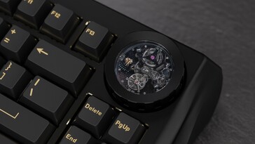 Teclado mecánico inalámbrico WS Nama Movimiento tourbillion Noir Eclipse. (Fuente de la imagen: Wuque Studio)