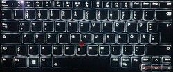 Iluminación del teclado con dos niveles de brillo